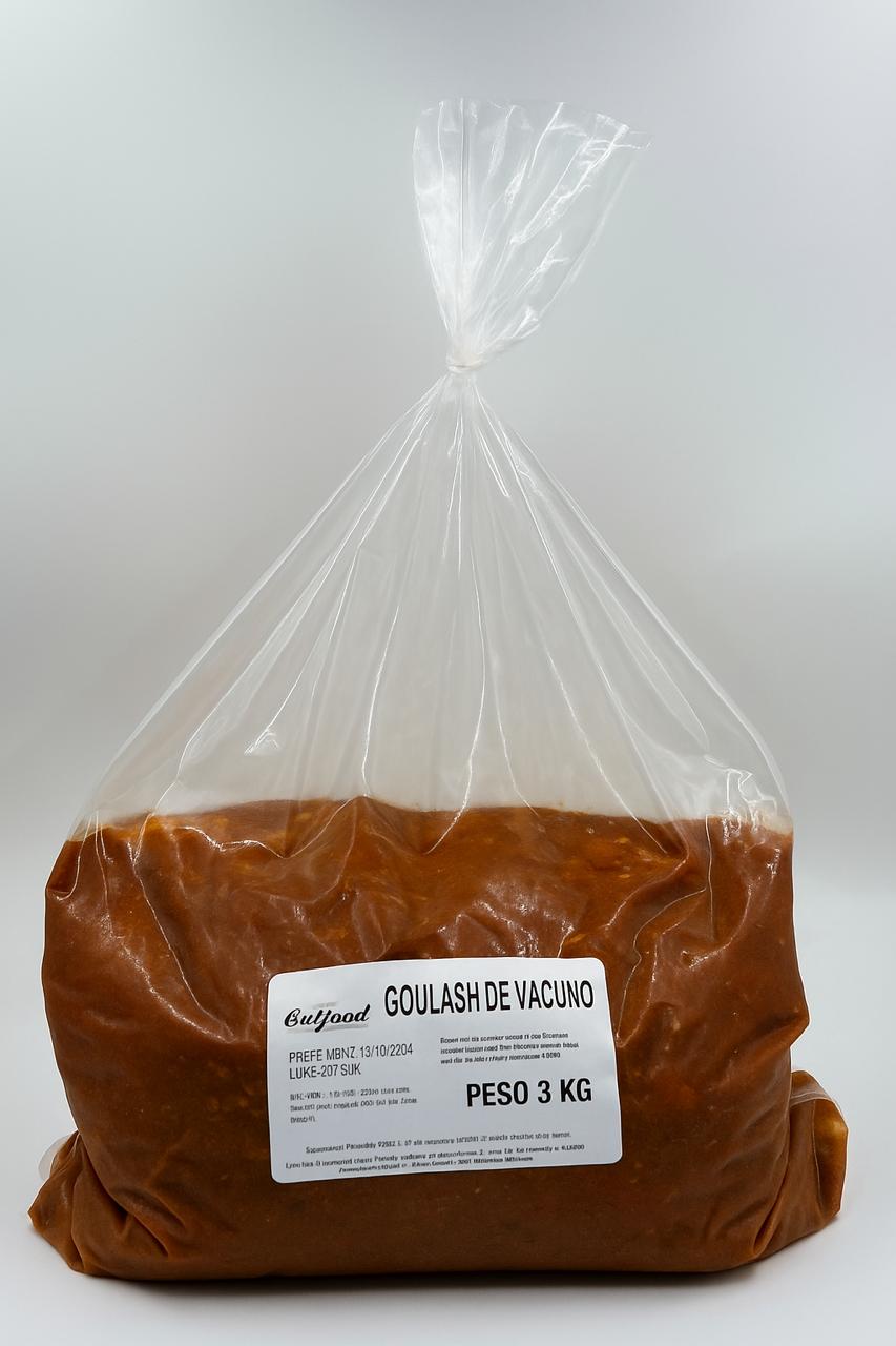 Goulash de vacuno de Outfood en bolsa